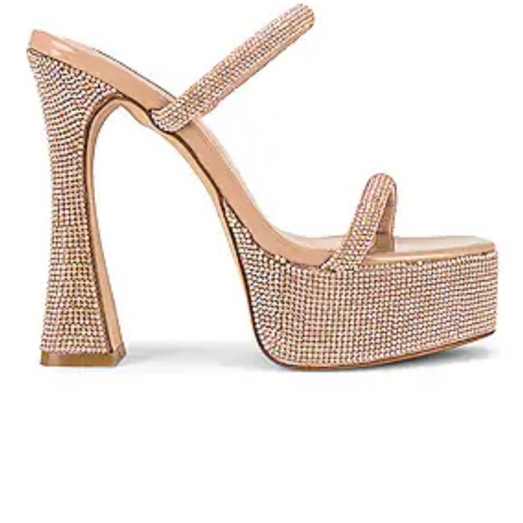 Steve Madden Zayne Heel in Rose Gold 8 - Picture 1 of 10